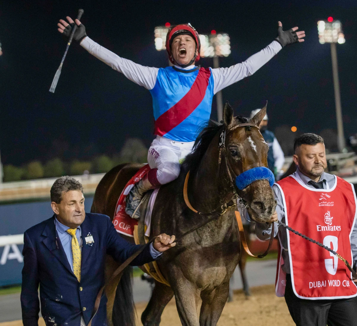 Country Grammer will bid to go one better than last year in The Saudi Cup under Frankie Dettori. (Supplied)