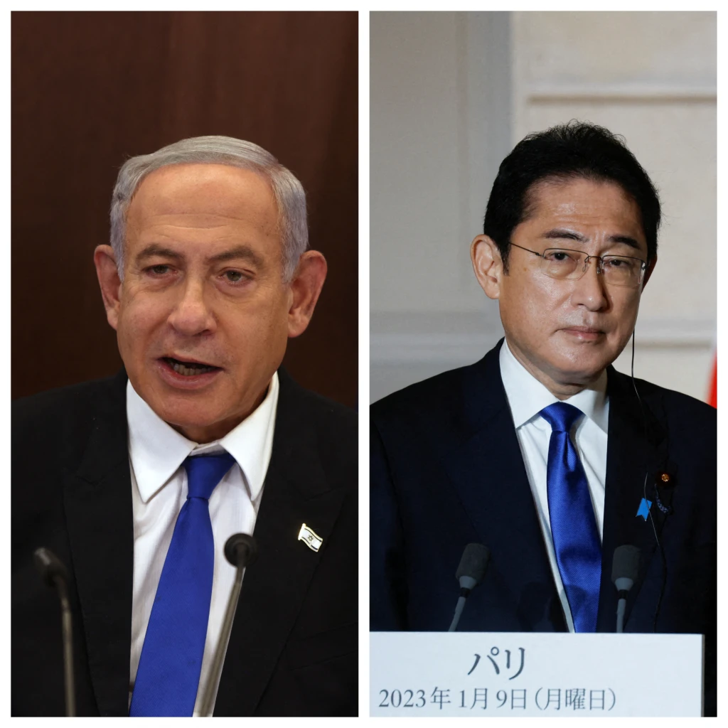Israel’s Prime Minister Benjamin Netanyahu expressed his expectations of strengthening cooperation and the further development of bilateral relations. (AFP)