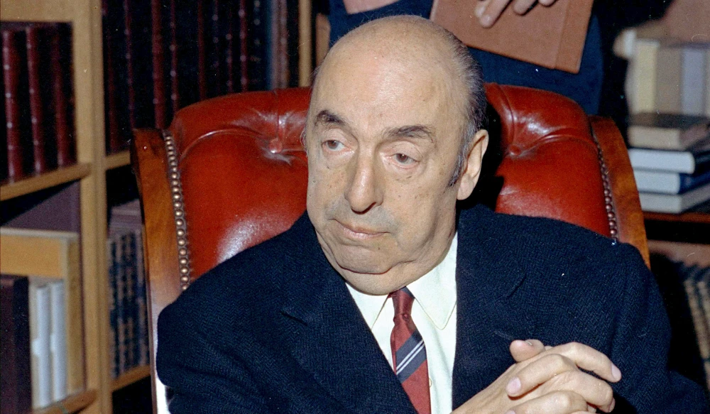 In this October 21, 1971 file photo, Nobel Prize winning poet Pablo Neruda sits in Paris France. Neruda was awarded his Nobel in 1971. (AP)