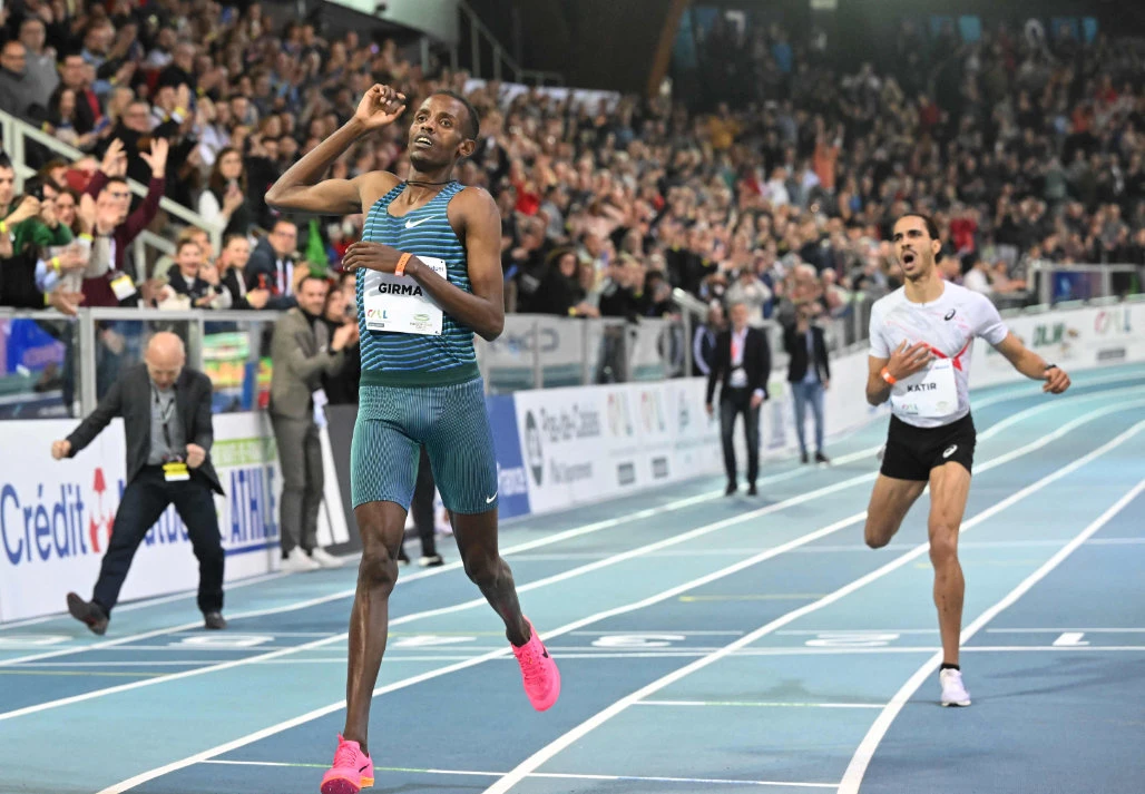 Girma breaks 25-year-old 3,000m world indoor record, Duplantis wins