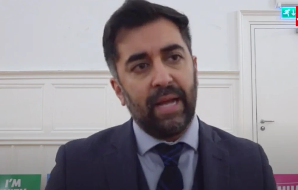 Humza Yousaf, the most prominent Muslim politician in Scotland, was the first candidate to announce his intention to stand in the leadership contest. (Screenshot/YouTube)