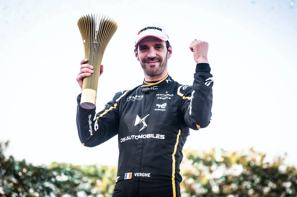 Jean-Eric Vergne won the first ever Hyderabad E-Prix. (Formula E)