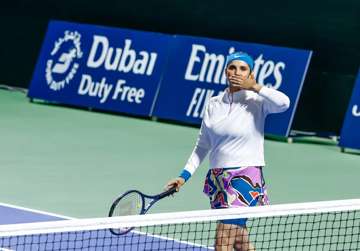 Sania Mirza calls it a day at the Dubai Duty Free Tennis Championship. (DDF)