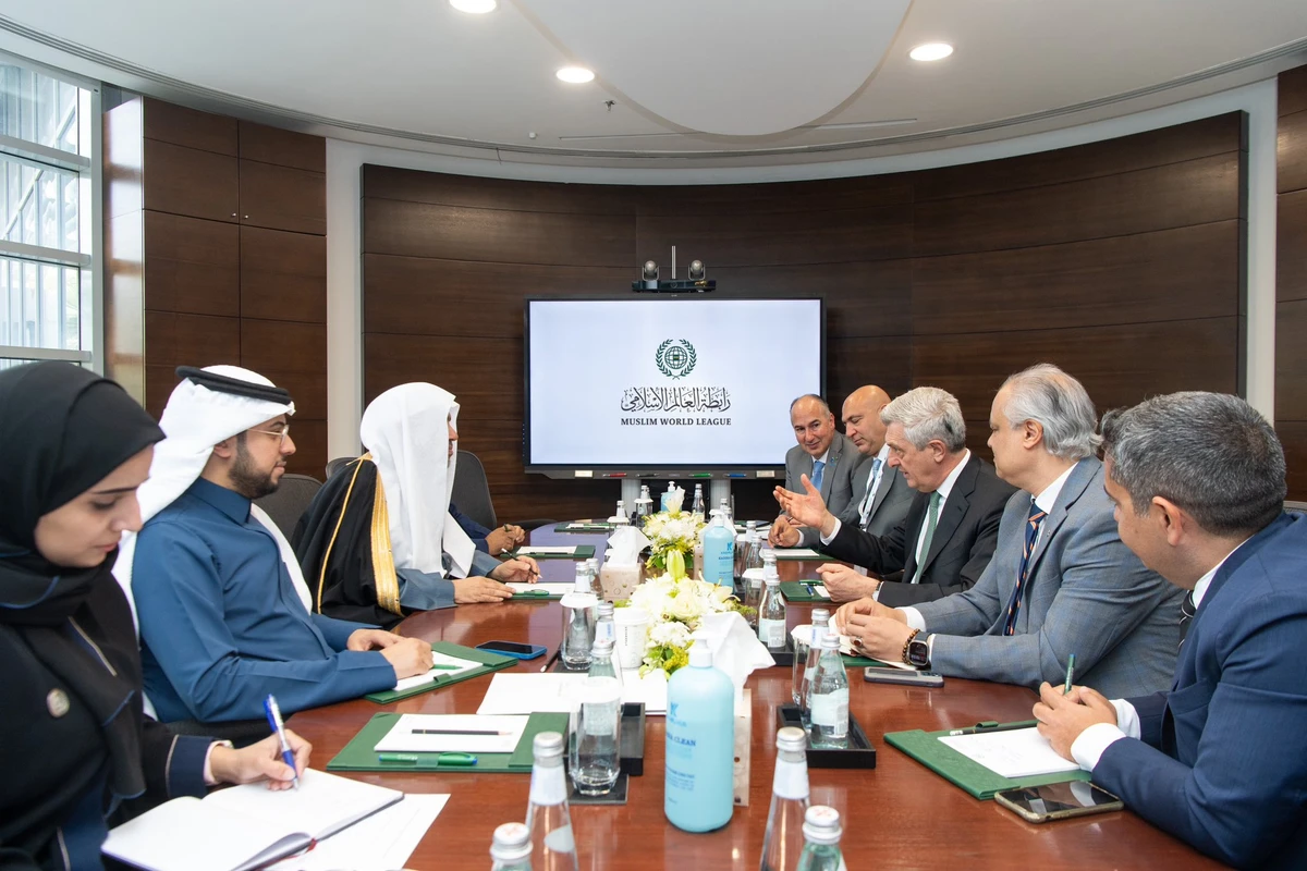 The meeting was held on the sidelines of the third Riyadh International Humanitarian Forum. (Supplied)