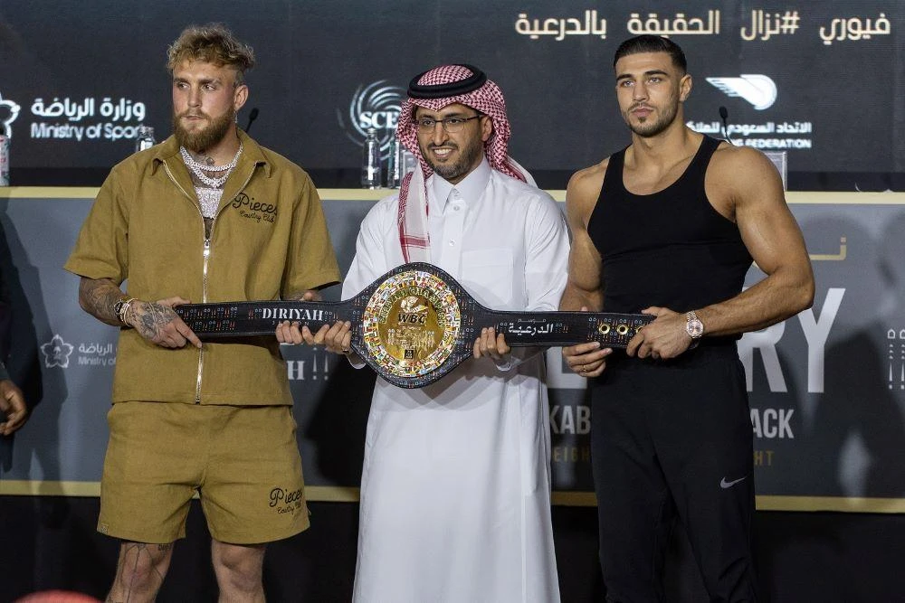 Jake Paul and Tommy Fury trade verbals, vow knockout finishes at pre-fight press conference