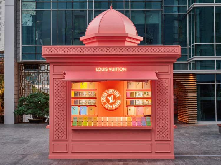 To celebrate the release, the brand opened a pop-up kiosk in Dubai International Financial Centre’s Gate Village. (Louis Vuitton)