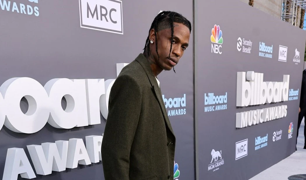 US rapper Travis Scott is set to perform in Saudi Arabia at the Banban Festival Site in Riyadh on March 17. (AFP)