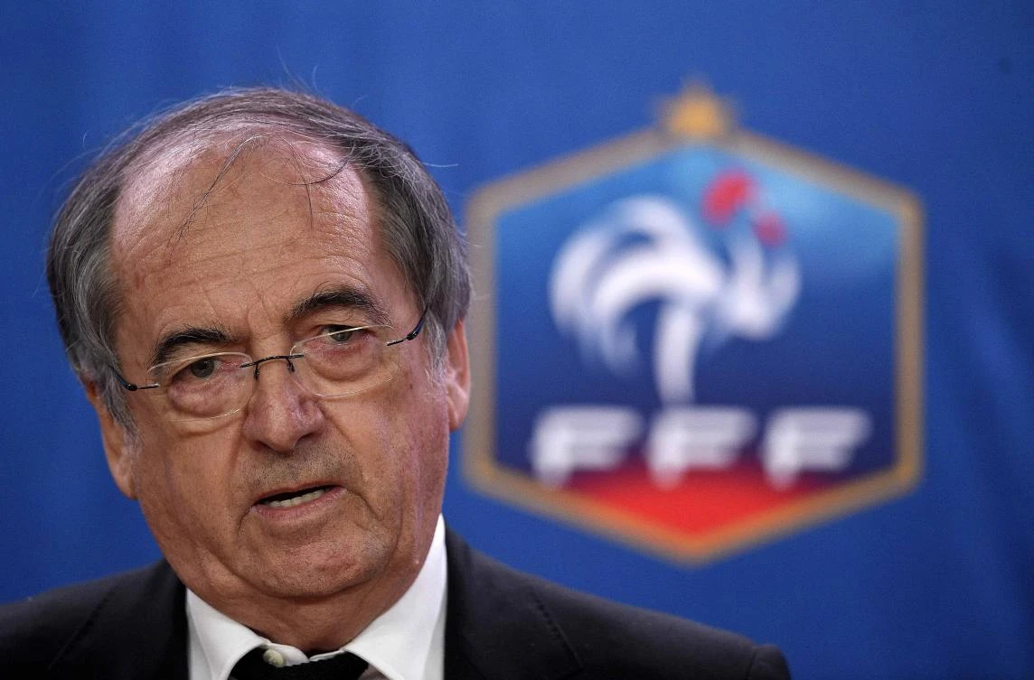 In this file photo taken on December 10, 2015 President of the French Football Federation (FFF), Noel Le Graet speaks during a press conference at the FFF headquarters in Paris. (AFP)