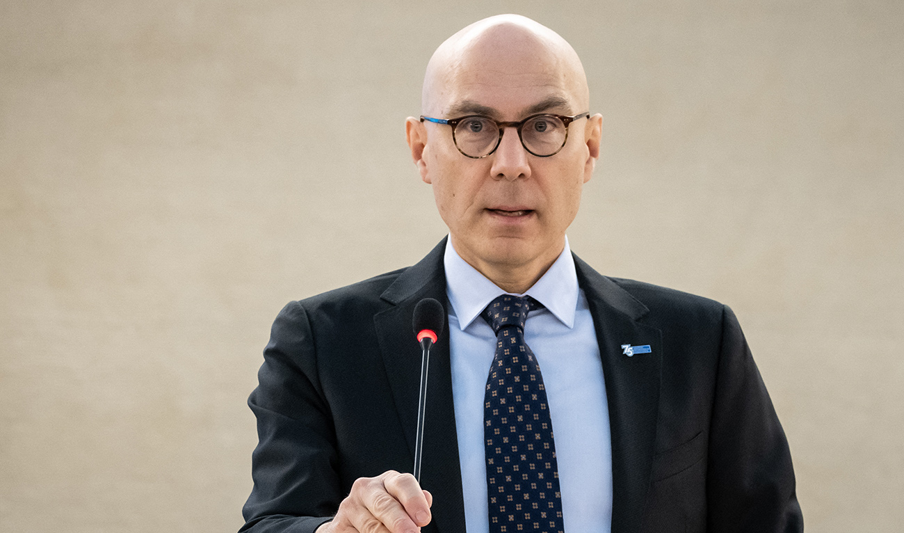 UN High Commissioner for Human Rights Volker Turk delivers a speech during the 52nd UN Human Rights Council session, in Geneva, on February 27, 2023.(Photo courtesy: AFP/FILE)