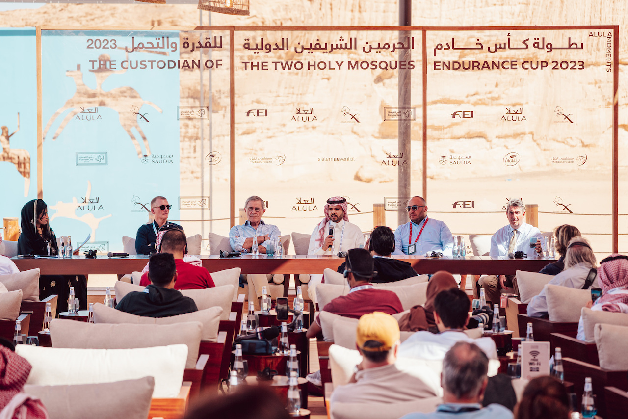 The press conference was held by RCU at Equestrian Village in AlUla. (Supplied)