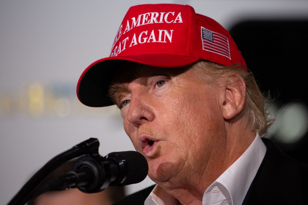 Trump will push for appearances on Fox in the coming months, Trump aide says. (AFP/File)