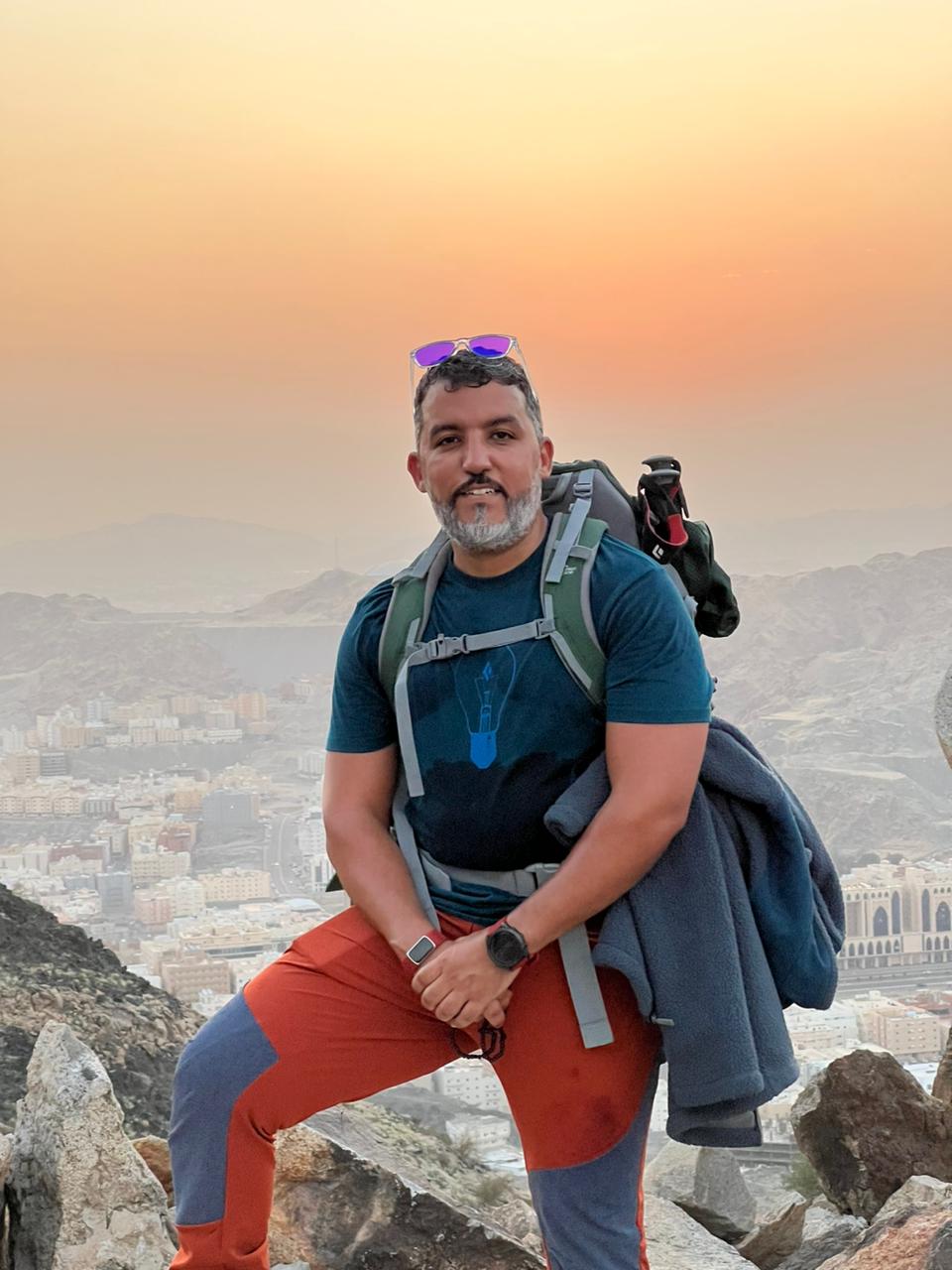 Dr. Al-Shibani, A Saudi adventurer who walked for 12 days from Makkah to Madina to document the footsteps of the Prophet Mohammed (PBUH). (Supplied)