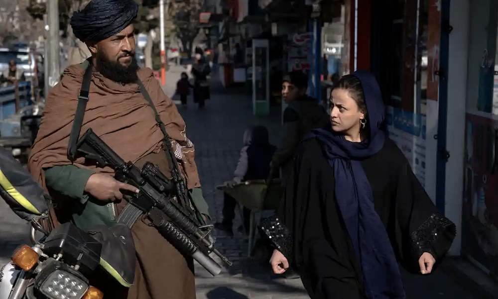 Many Afghan journalists, mostly women, have fled to neighboring countries in search of safety, but remain at risk due to the presence of Taliban sympathizers. (AP/File Photo)