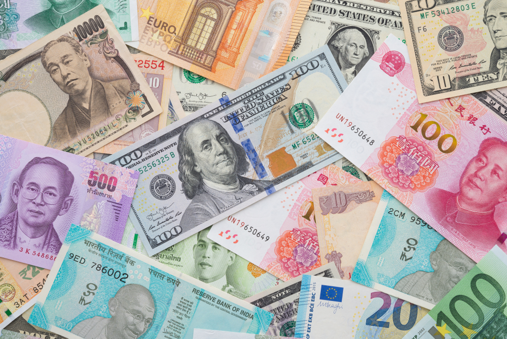 Foreign currencies held in the reserve include the US dollar, Euro, Australian dollar, Japanese yen, and Chinese yuan (Shutterstock)