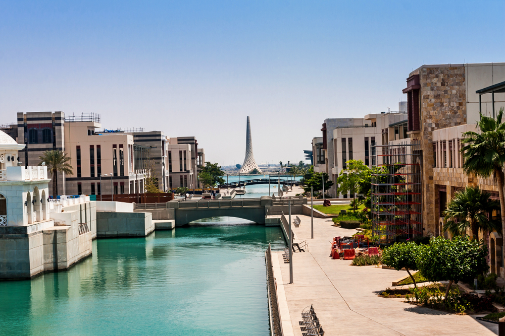 The canal in the King Abdullah University of Science and Technology campus (Shutterstock)
