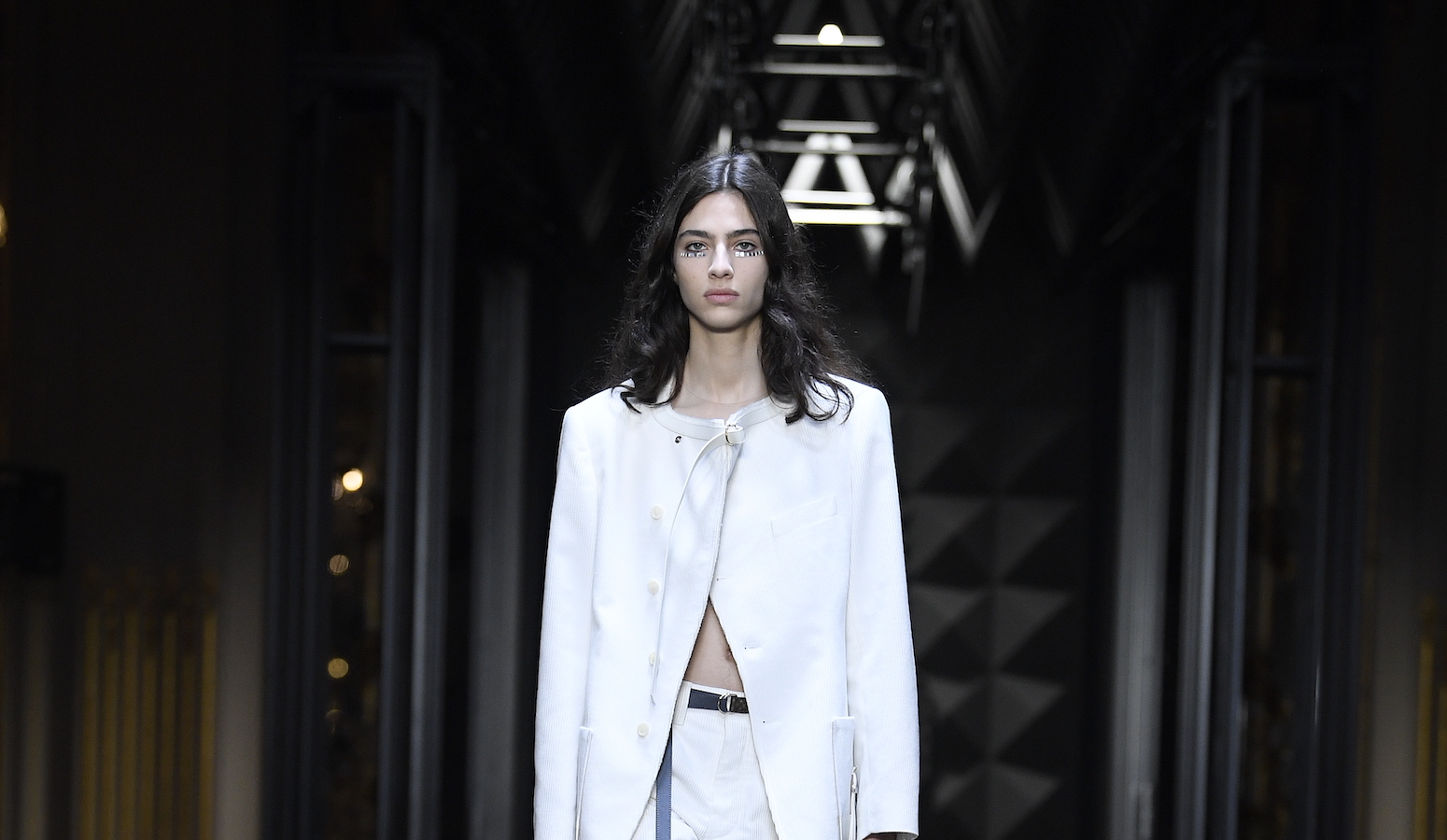 Loli Bahia walked the runway for French label Louis Vuitton. (Getty Images)