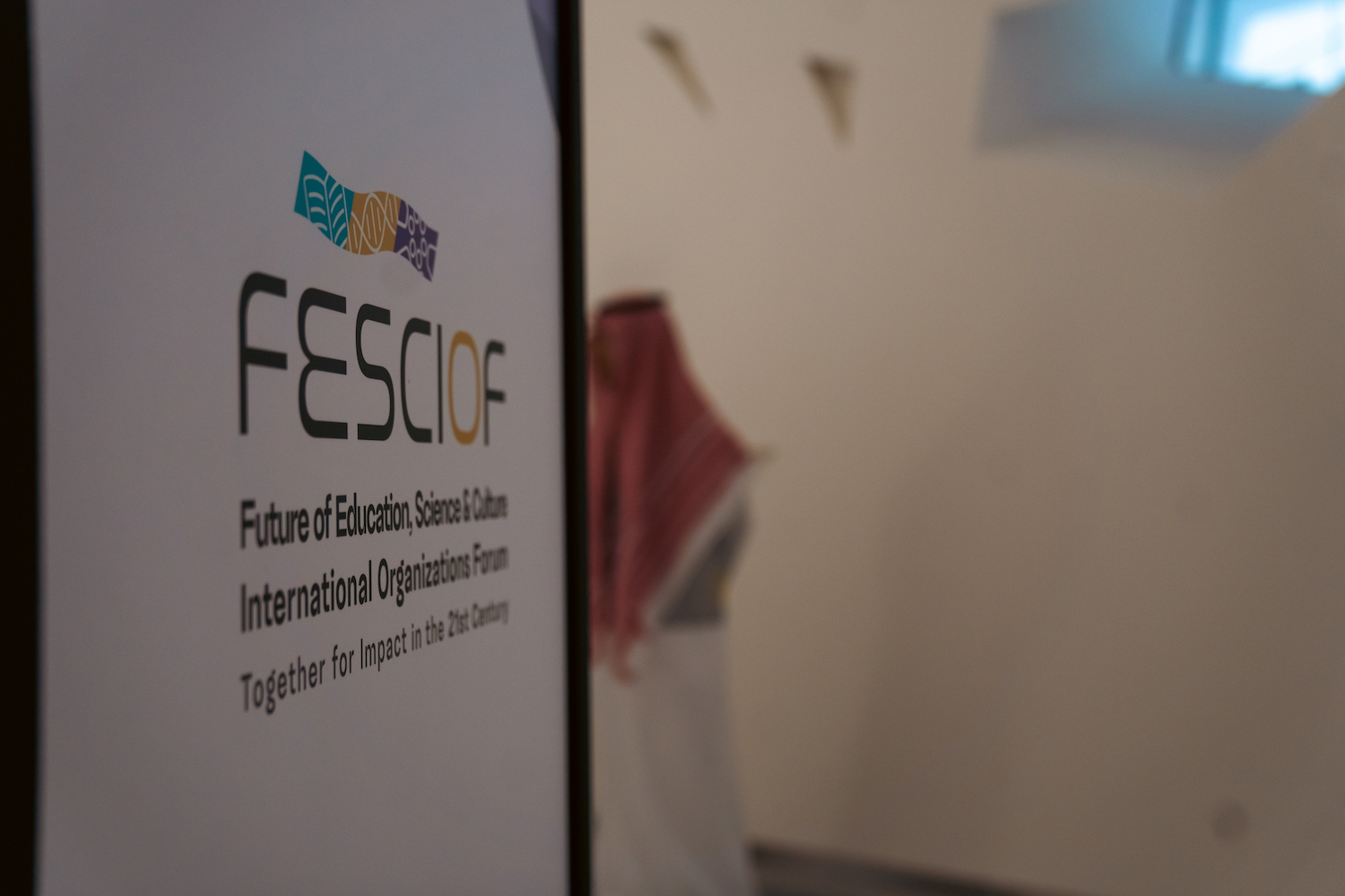 Hundreds of people gathered inside the conference halls of Riyadh’s King Abdullah Petroleum Studies and Research Center on March 8 for FESCIOF. (Abdulrahman bin Shalhoub)