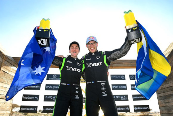 Veloce Racing claims maiden victory at Desert X Prix Round 1 in NEOM