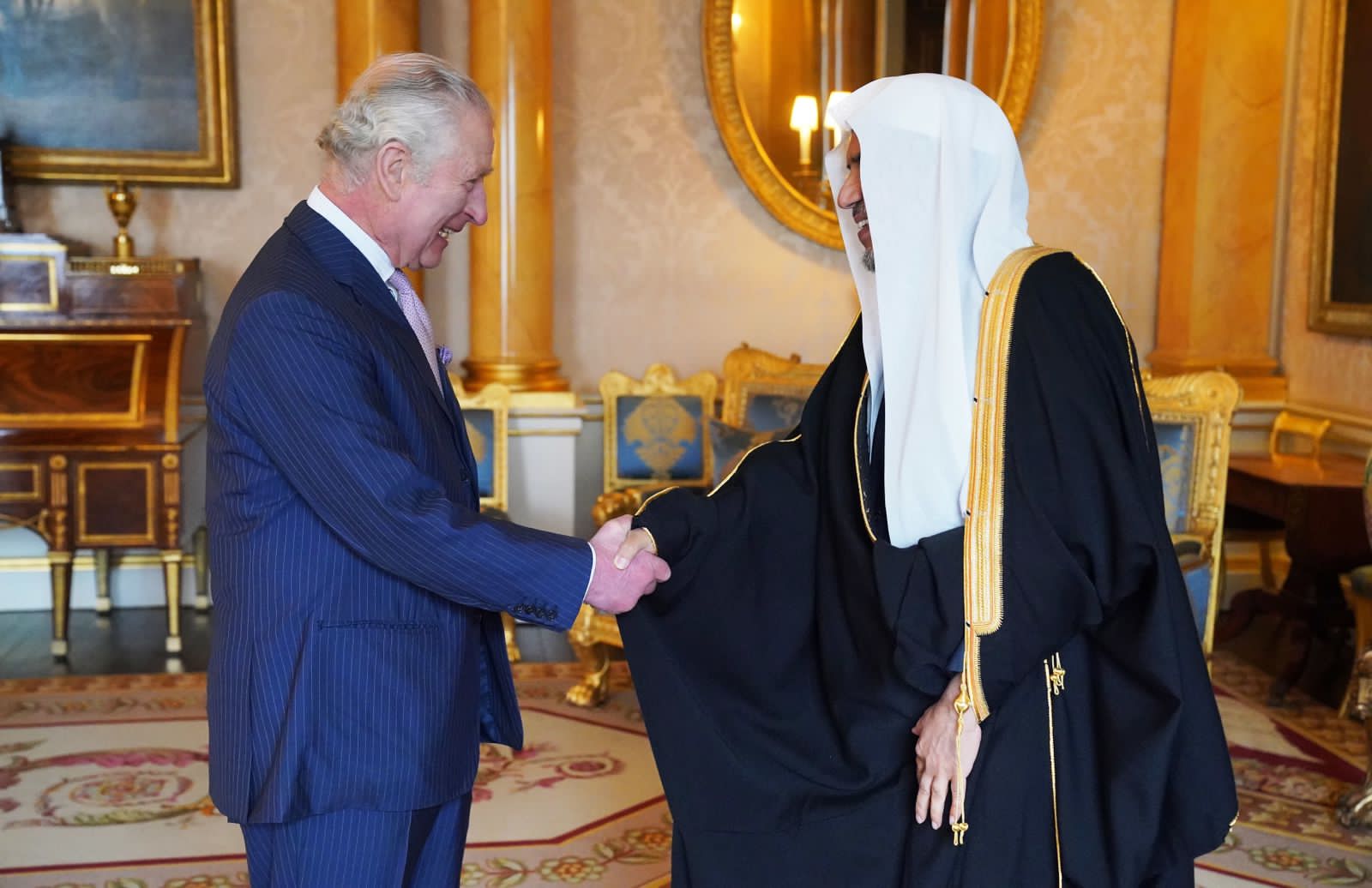King Charles III receives Mohammed Al-Issa, Secretary General, Muslim World League. (Supplied)