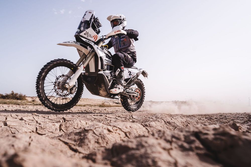 Polish rider Konrad Dabrowski starts the Qatar International Baja this weekend as both the defending FIM Bajas World Cup and junior champion. (Supplied)