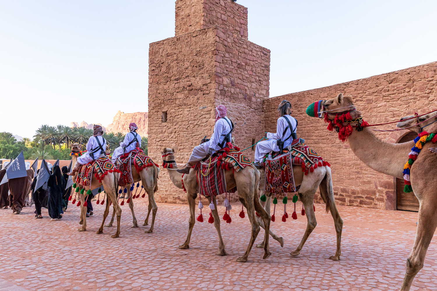 The AlUla Camel Cup (March 14-17) was preceded by a parade on Saturday. (RCU)