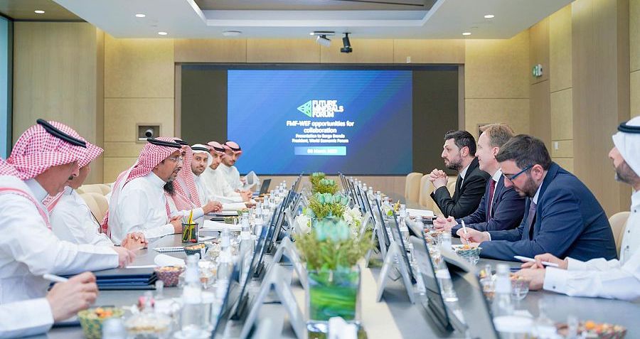 The World Economic Forum President Borge Brende made an official visit to Saudi Arabia. (SPA)