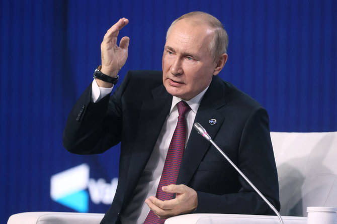 Russian President Vladimir Putin said Tuesday that what was at stake in Ukraine was Russia's very existence as a state. (Reuters/File)