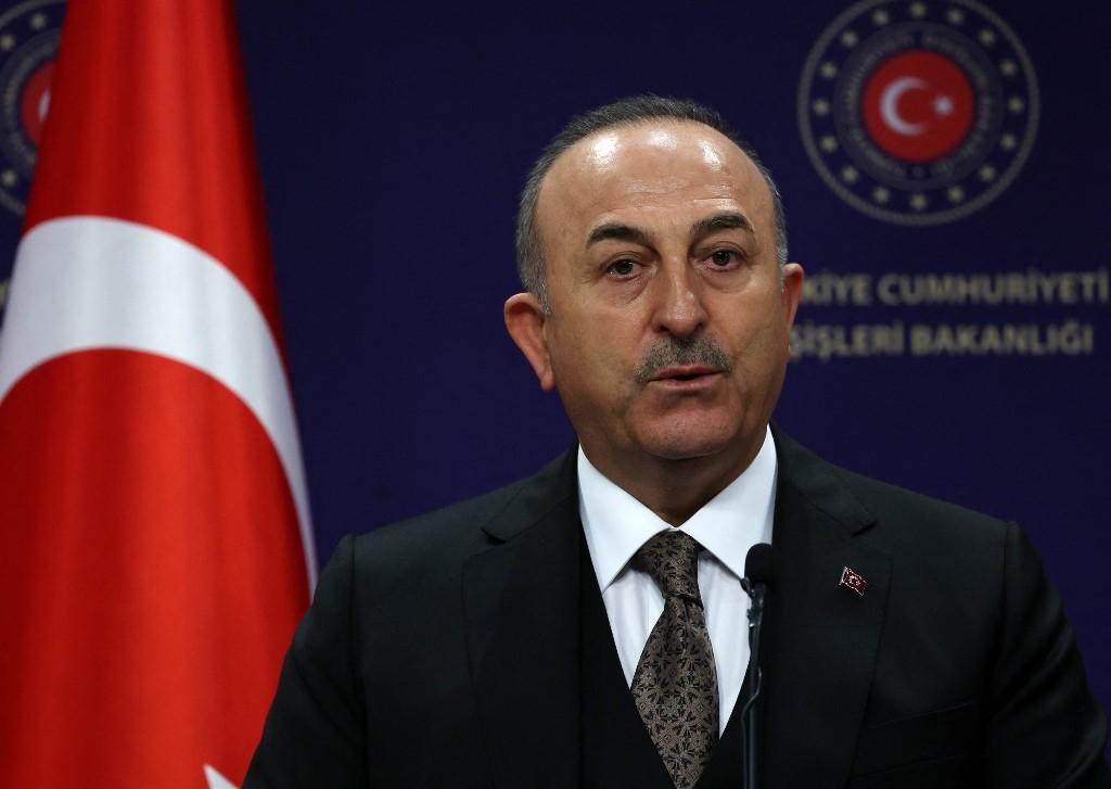 Turkish foreign minister Mevlut Cavusoglu, above, will hold talks with his Egyptian counterpart Sameh Shoukry. (AFP)