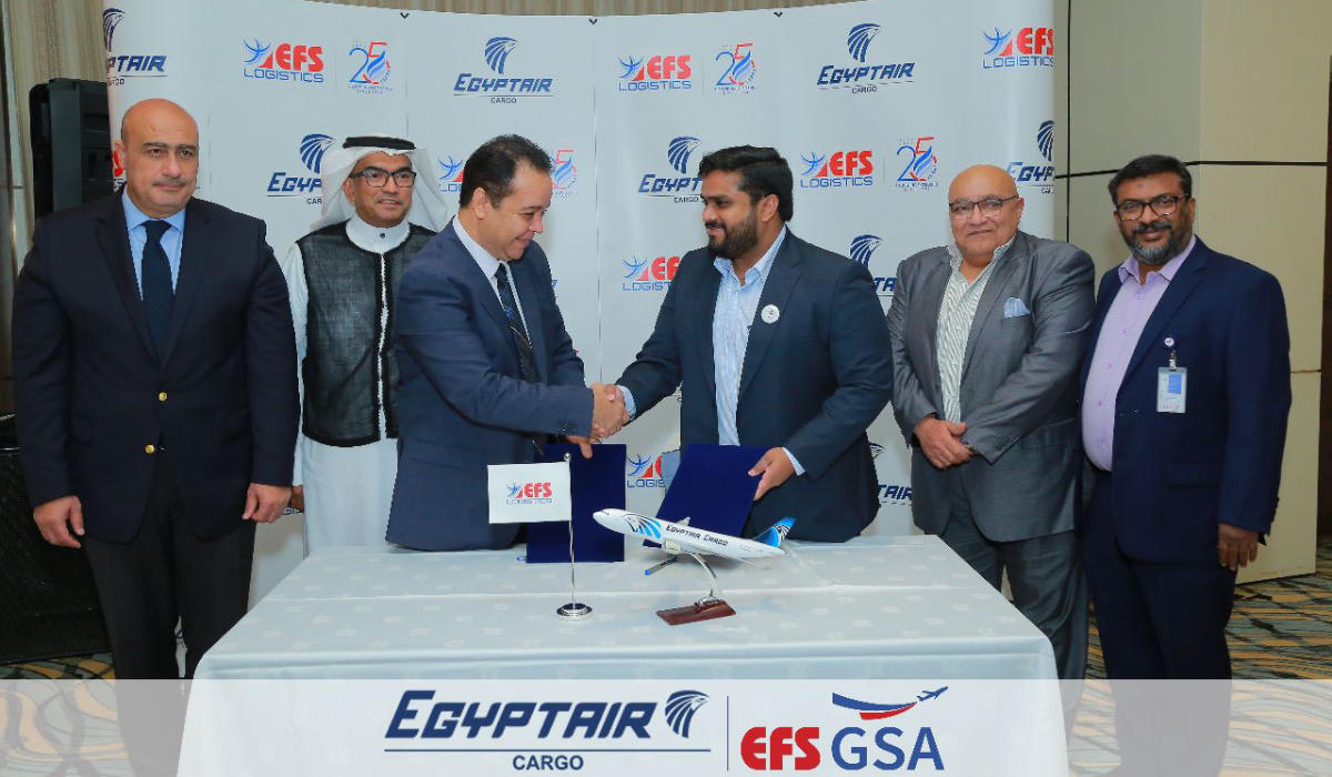 EFS Logistics named PSA for EgyptAir Cargo’s Saudi operations