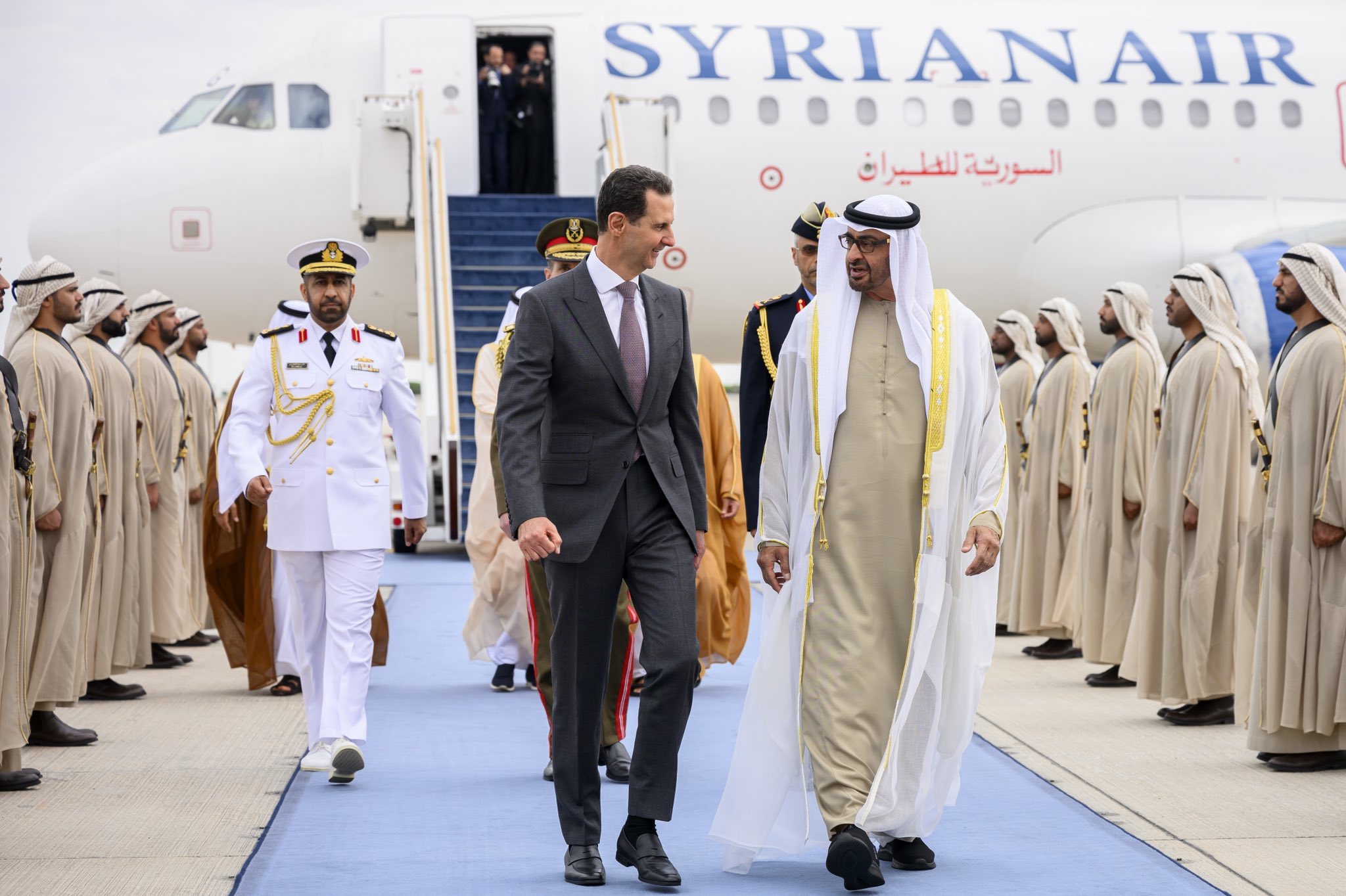 Time for Syria to return to Arab fold, UAE president tells Assad