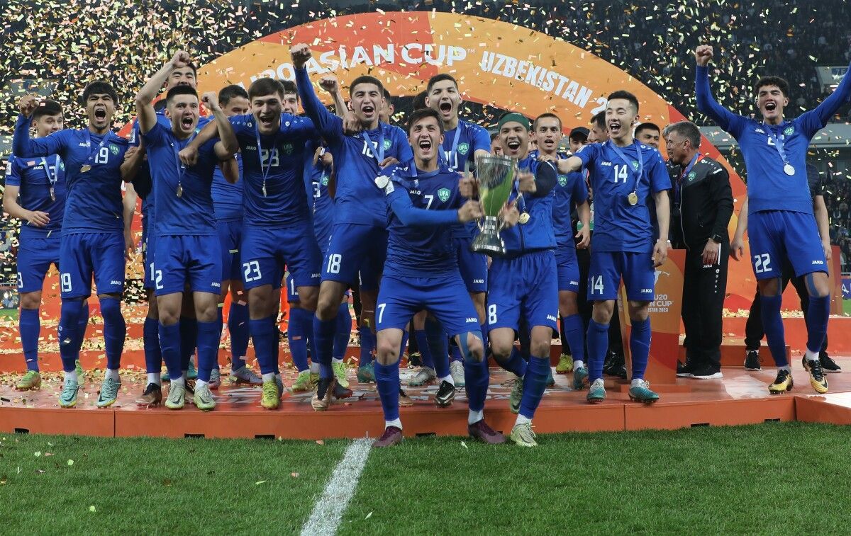 This is Uzbekistan’s first time winning the cup. Credit: AFC