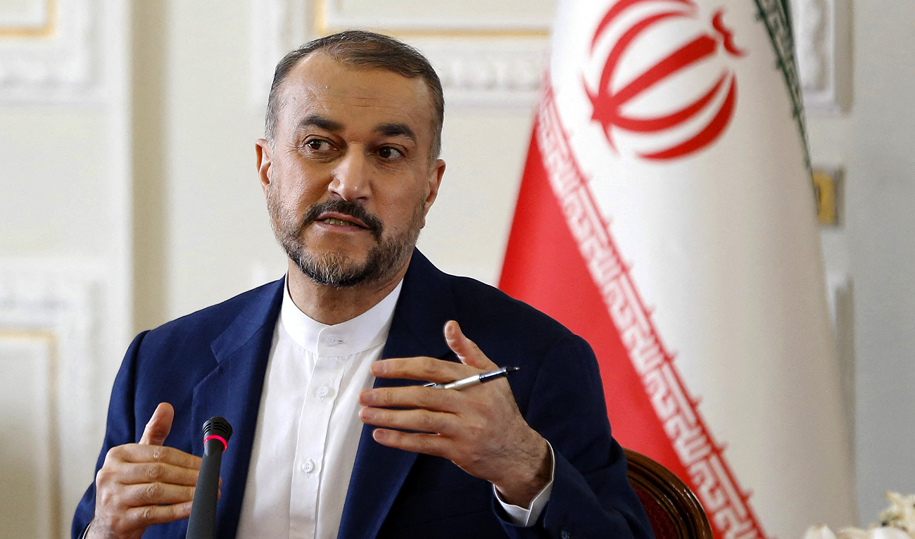 Iranian Foreign Minister Hossein Amir-Abdoulahian speaks during a press conference in Tehran, on March 19, 2023. (Photo courtesy: AFP)