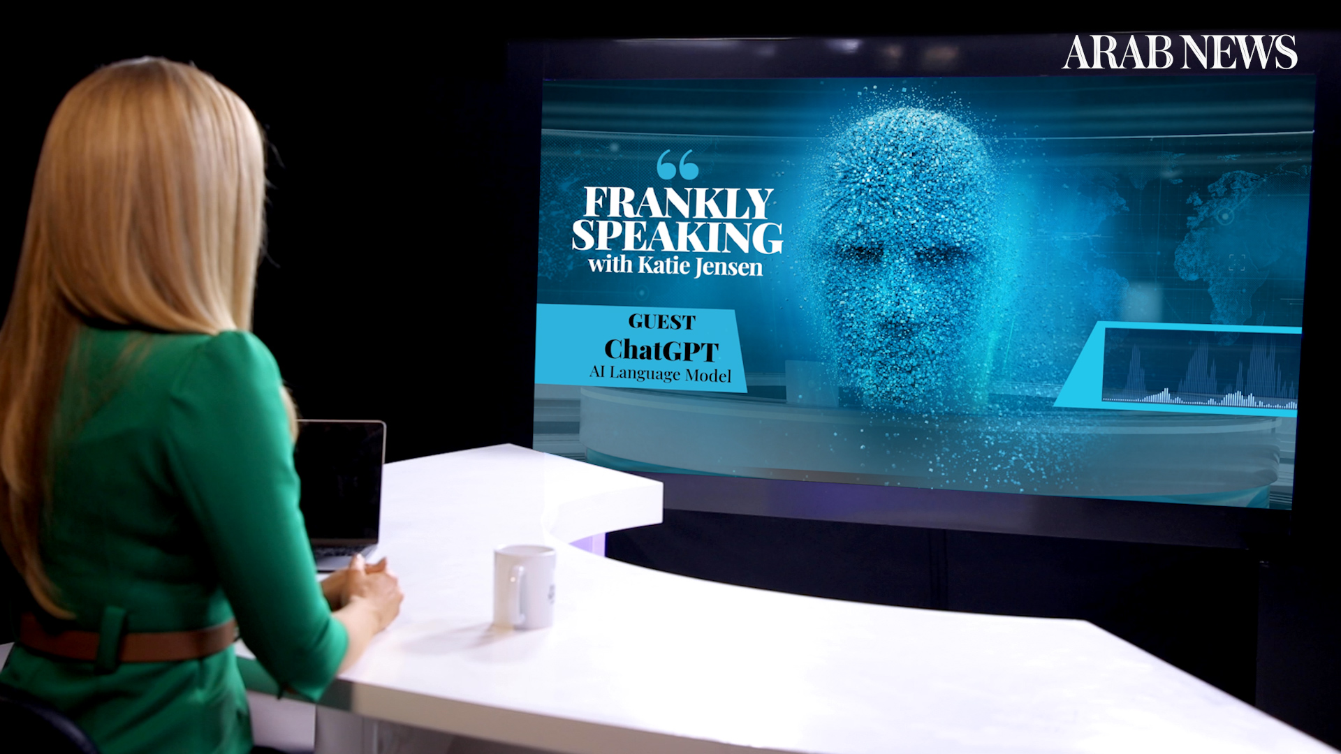 Katie Jensen talks to ChatGPT, the artificial intelligence-powered chatbot that has taken the world by storm, and now the first non-human guest to appear on Frankly Speaking. (AN Photo)