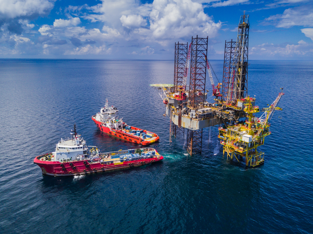 Brent crude futures for May settlement fell $2.32, or 3.2 percent, to $70.65 a barrel at 10:10 Saudi time. (Shutterstock)