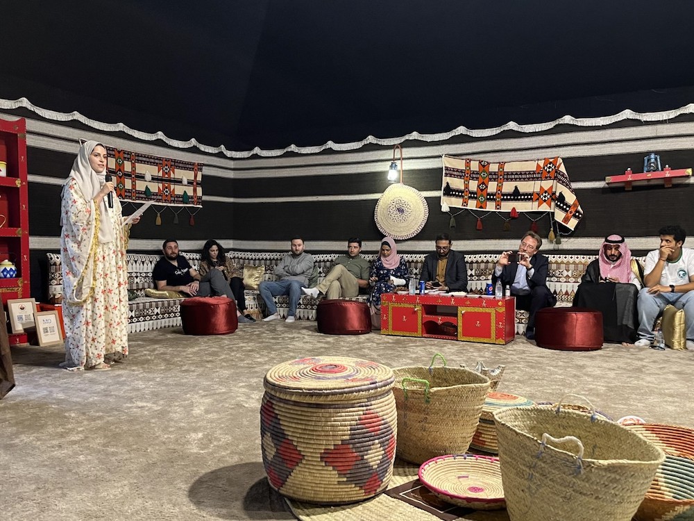 The French Club of Jeddah hosted the first Saudi Francophone Night to showcase Saudi culture. (Supplied)
