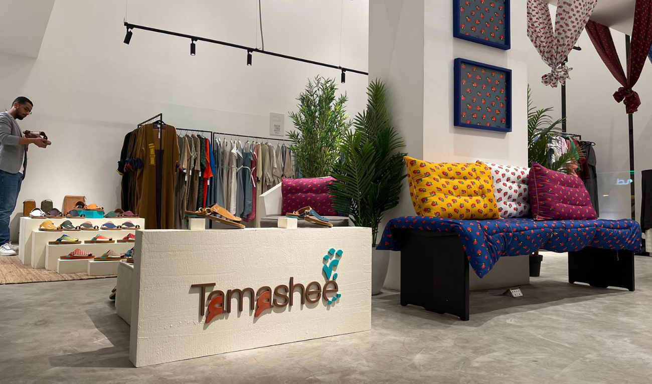 One of the featured brands is Tamashee, a well-known high-end Arabian Gulf footwear brand based in Dubai that has expanded to the Kingdom. (Supplied)