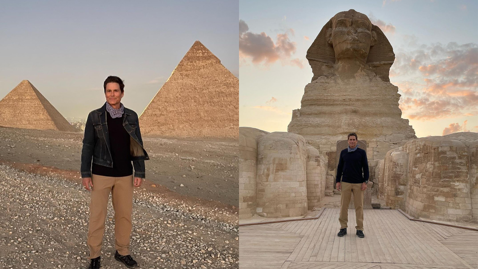 The filmmaker and podcast host shared pictures from his trip to the country. (Instagram)