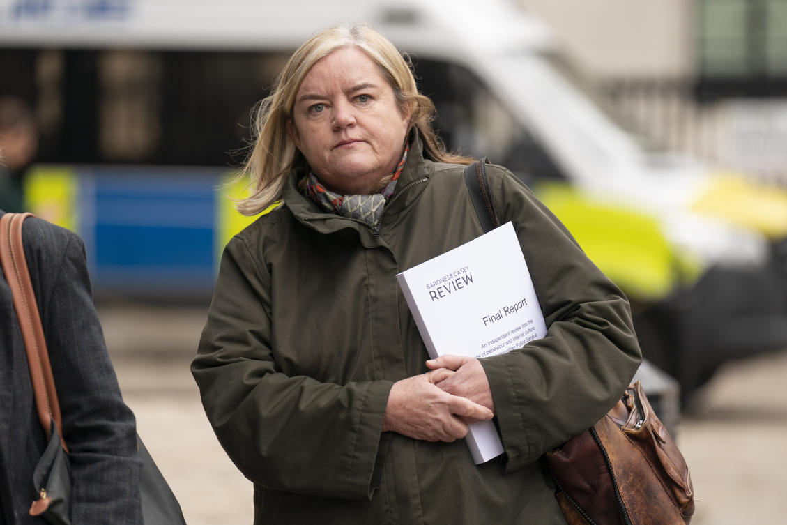 Louise Casey’s findings come nearly 25 years after the Macpherson Report, which probed Met failures after the murder of black teenager Stephen Lawrence in 1993. (AP)