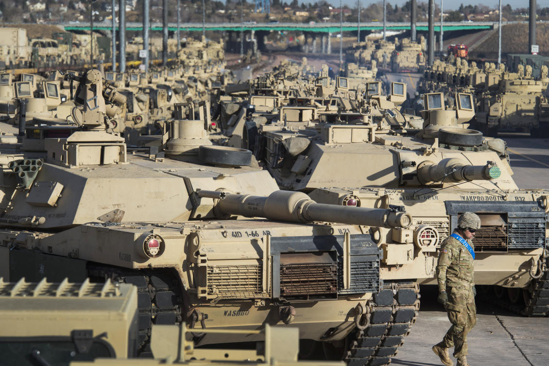US officials say the Pentagon is speeding up its delivery of Abrams tanks to Ukraine, opting to send a refurbished older model that can be ready faster. (AP/File)