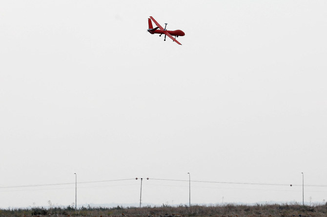 An Israeli drone fell in Syria on Wednesday during routine activity, the Israeli military said. (File/AFP)