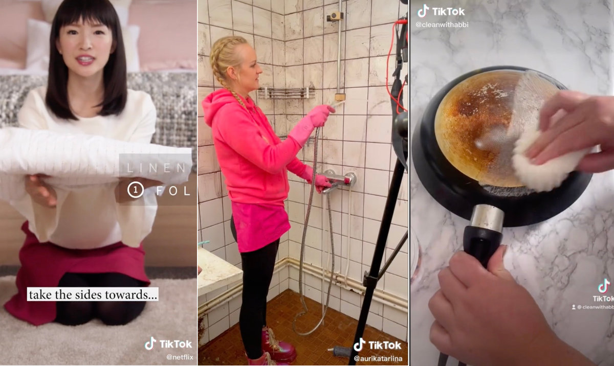 ‘Cleanfluencers’ sweep TikTok, drawing millions