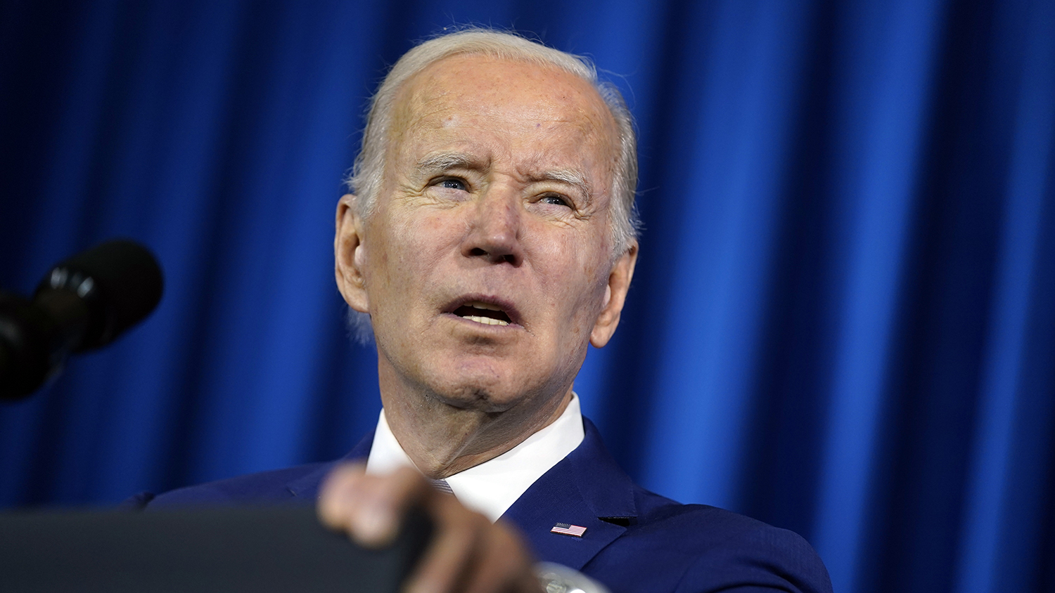 President Joe Biden speaks at the White House Conservation in Action Summit at the Department of the Interior, March 21, 2023, in Washington. (AP)
