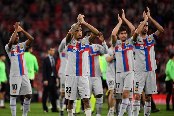 Barcelona are facing a new legal threat from UEFA, including a possible Champions League ban, because of their payments of millions of dollars to a company linked to a Spanish refereeing official. (AFP/File)