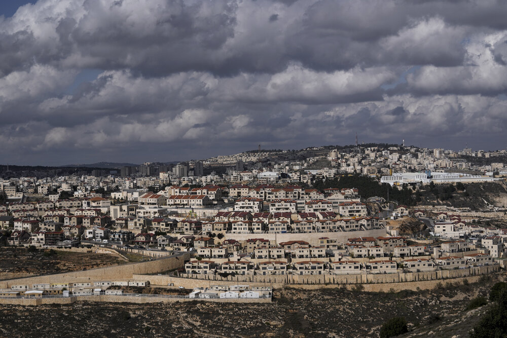 A general view of the West Bank Jewish settlement of Efrat, on Jan. 30, 2023. (AP/File)