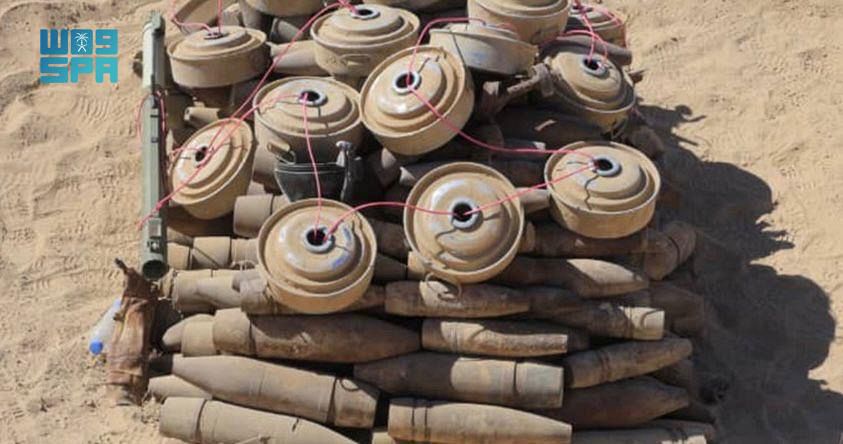 KSrelief implemented the “Masam” project to clear Yemeni lands of mines and the prosthetic limbs program. (SPA)