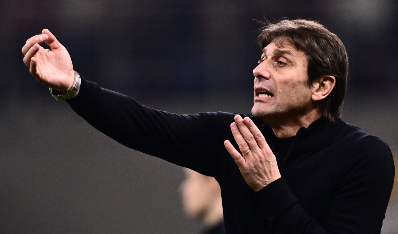 Conte leaves with Spurs fourth in the Premier League table. (AFP/File)