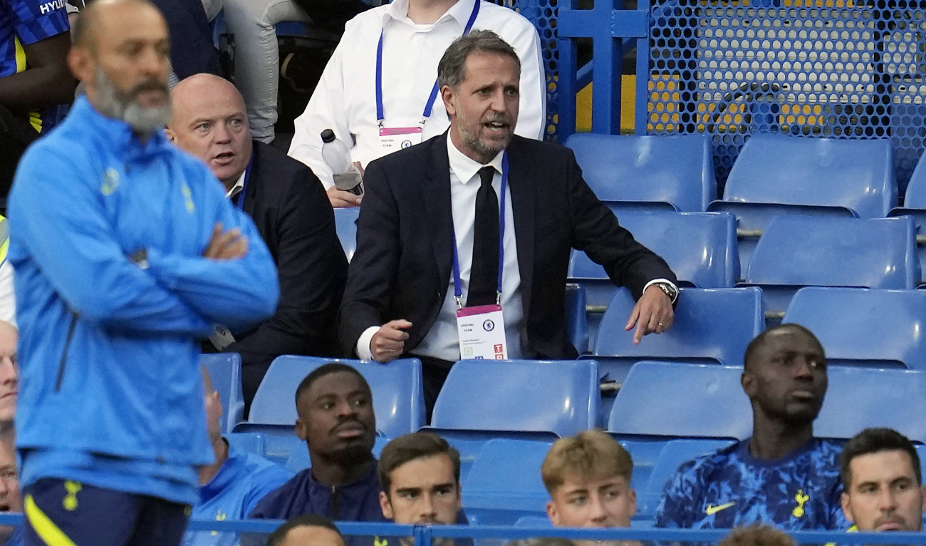 Tottenham managing director of football Fabio Paratici will serve a worldwide ban for his part in a false accounting scandal involving Juventus, FIFA confirmed on Wednesday. (File/AP)