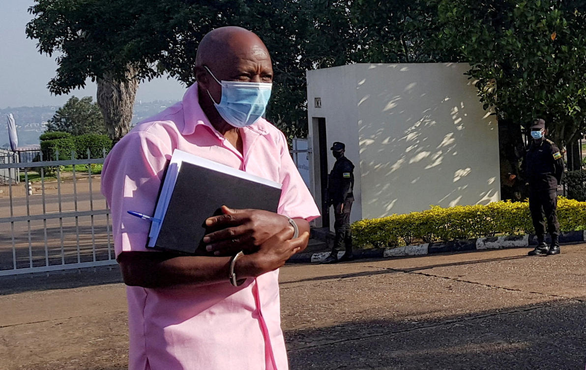 Paul Rusesabagina was earlier sentenced to 25 years in prison after being convicted in Rwanda on eight charges including membership in a terrorist group, murder and abduction following the widely criticized trial. (Reuters)