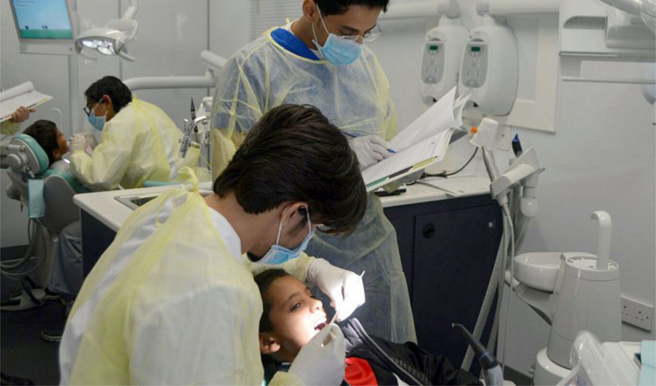 “More than 950 patients, including 547 males and 409 females, were provided with our services,” the cluster said. (SPA/File)