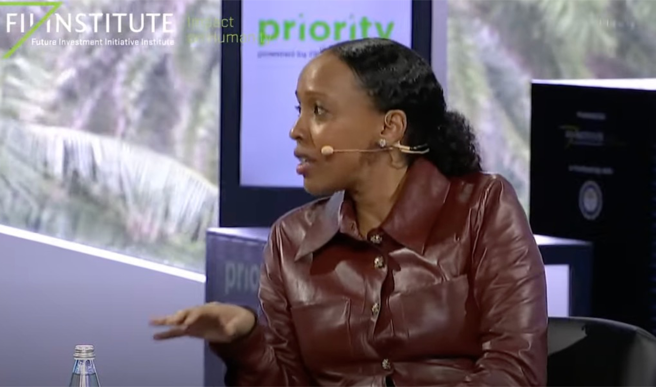 Sara Menker, CEO of Gro Intelligence. (Screenshot/FII)